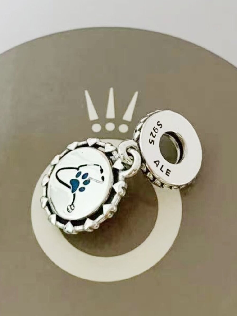 Pandora Engravable Veterinarian Dangle Charm